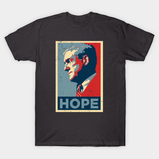 Robert Mueller HOPE Retro Obama Style Vintage Look T-Shirt by ClothedCircuit